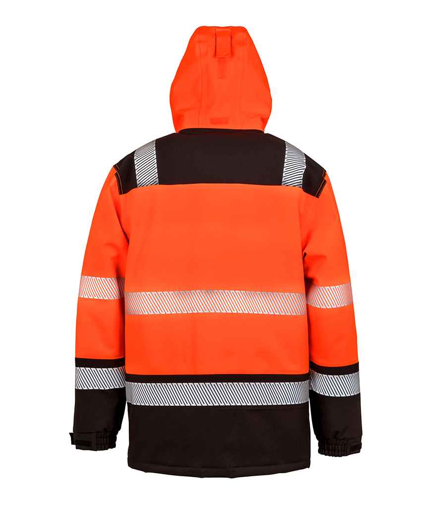 RS475 Fluorescent Orange/Black Front