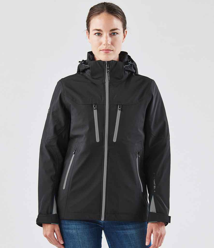 Stormtech Ladies Matrix System 3-in-1 Jacket | Black/Carbon