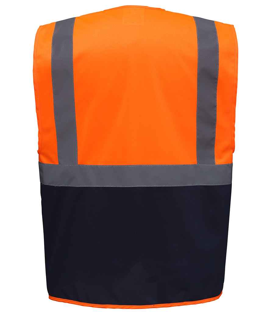 YK103 Orange/Navy Front