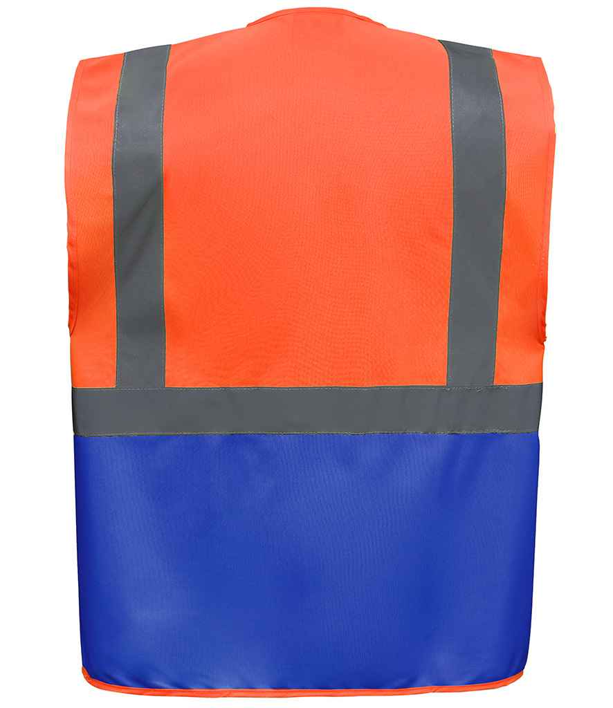 YK103 Orange/Royal Blue Front