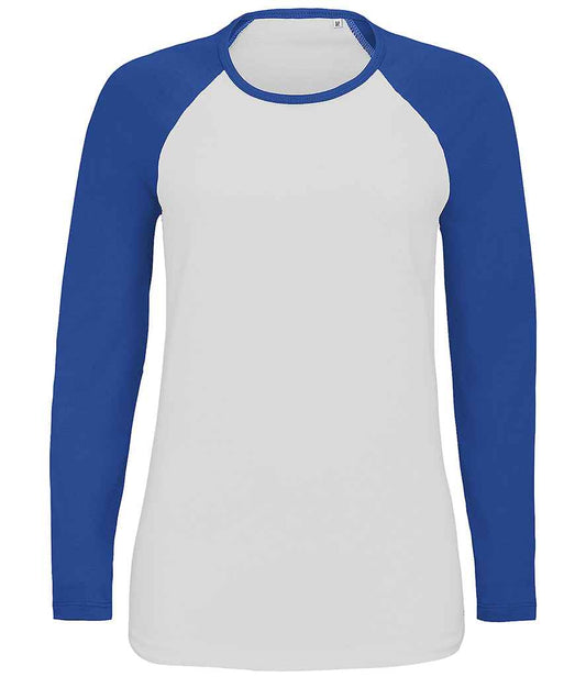 02943 White/Royal Blue Front