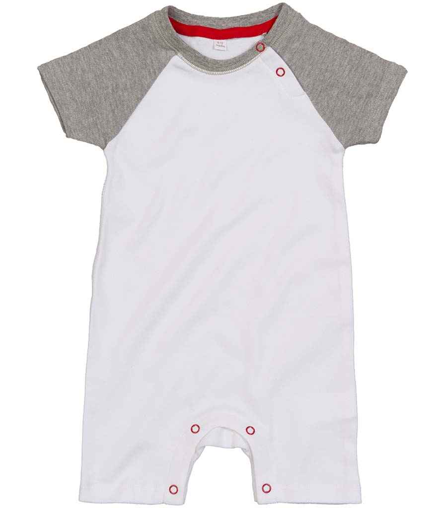 BZ41 White/Heather Marl Front