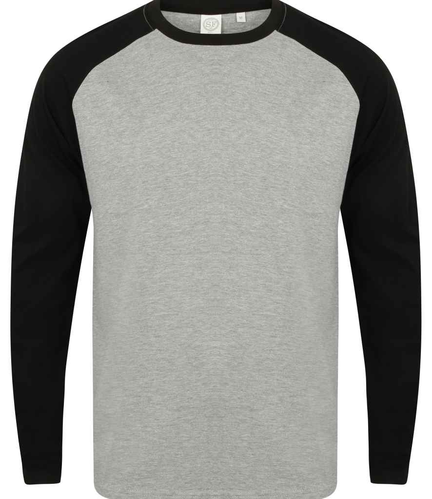 SF271 Heather Grey/Black Front