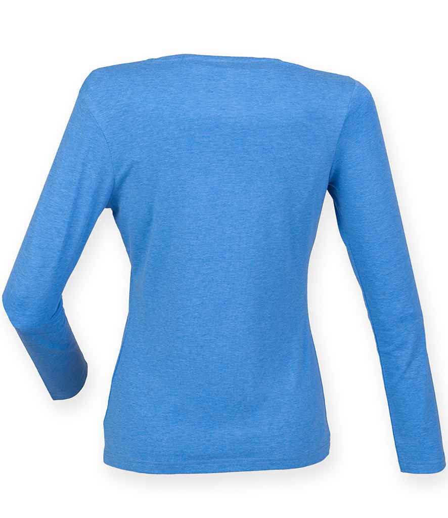 SK124 Heather Blue Front